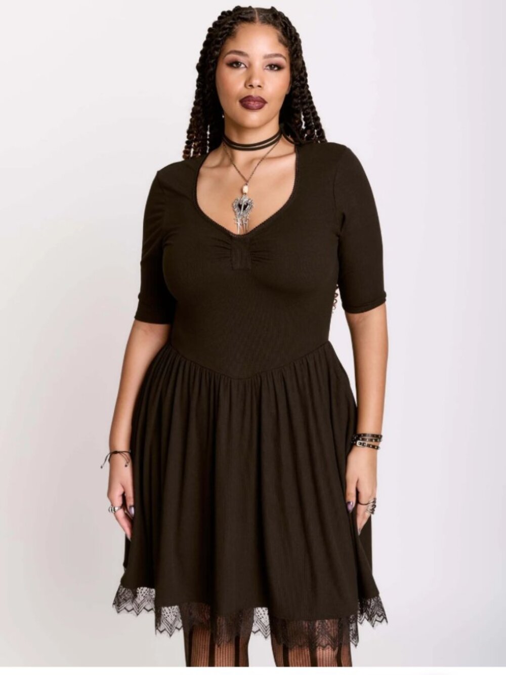 Midnight Hour Sweetheart Dress XL